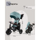 Трехколесный детский велосипед Qplay S702 Sprinter S Max Mint (Lux/Black) (Мятный)
