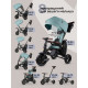 Трехколесный детский велосипед Qplay S702 Sprinter S Max Mint (Lux/Black) (Мятный)