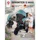 Трехколесный детский велосипед Qplay S702 Sprinter S Max Mint (Lux/Black) (Мятный)