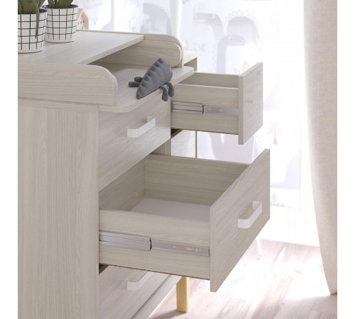 Комод пеленальный Pituso Kids Vintage Premium, Шимо Светлый